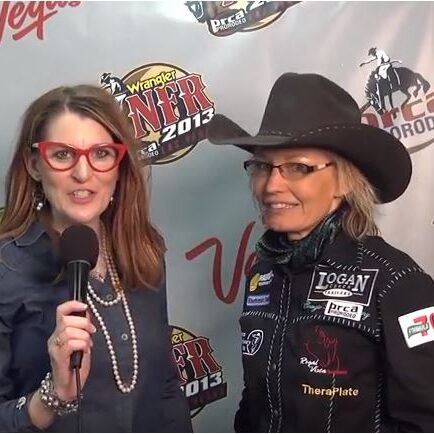 WNFR Media Room with Jane Melby