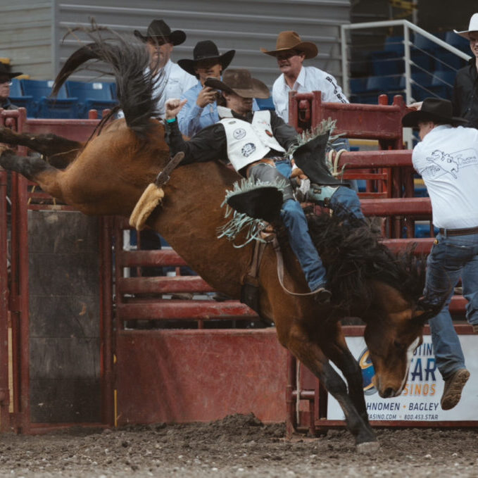 Jackson Lunn on Big Bucks ProRodeo Shaboom photo copyright Cardemas Captures 2025